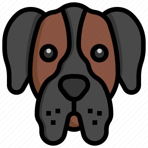 Great, dane, dogs, dog, pets, animals icon - Download on Iconfinder