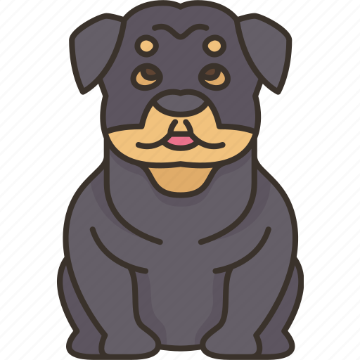 Rottweiler, breed, canine, pedigreed, domestic icon - Download on Iconfinder