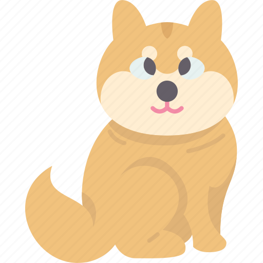 Chiba, dog, breed, domestic, japanese icon - Download on Iconfinder