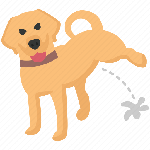 Pee, peeing, urinating, dog, domestic icon - Download on Iconfinder
