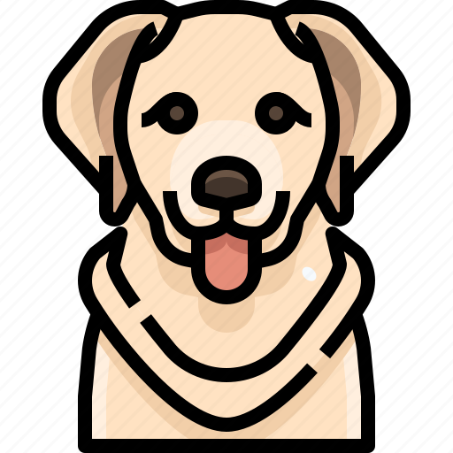 Animal, avatar, dog, golden, pets, puppy, retriever icon - Download on Iconfinder