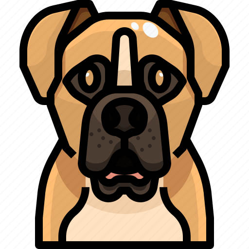 Animal, animals, avatar, boxer, dog, pets, puppy icon - Download on Iconfinder