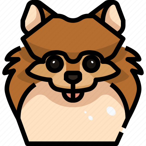 Animal, animals, avatar, dog, pets, pomeranian, puppy icon - Download on Iconfinder