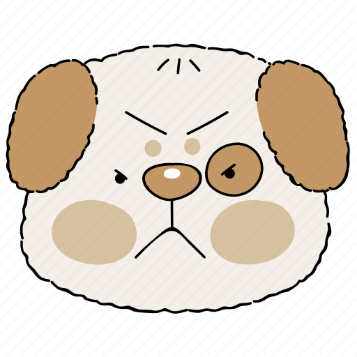 Dog, angry, mad, anger, enraged, annoyed, moody icon - Download on Iconfinder
