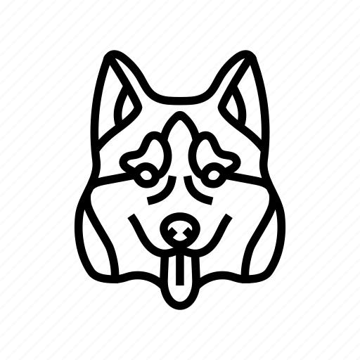 Siberian, husky, dog, puppy, pet, animal, cute icon - Download on Iconfinder