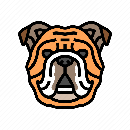 Bulldog, dog, puppy, pet, animal, cute icon - Download on Iconfinder