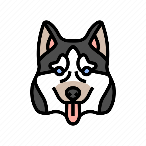 Siberian, husky, dog, puppy, pet, animal icon - Download on Iconfinder