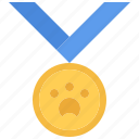 medal, award, paw, show, sport, pet