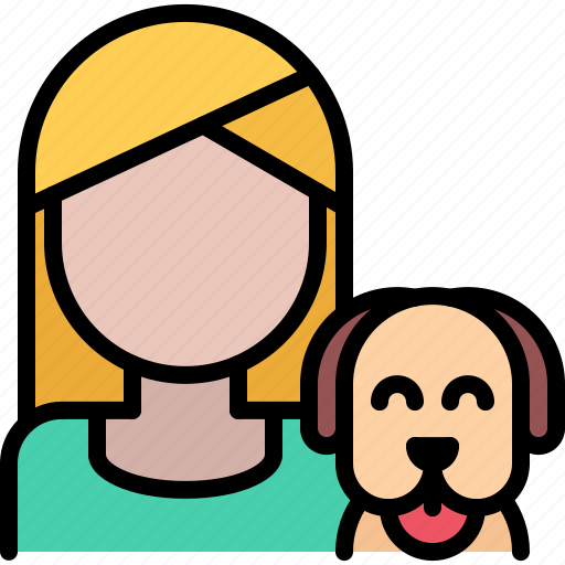 Woman, dog, show, sport, pet icon - Download on Iconfinder