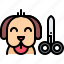 dog, haircut, scissors, pet, grooming 