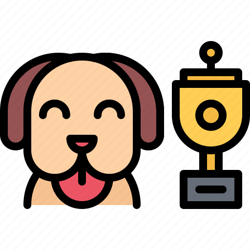 Dog, award, victory, cup, show, sport, pet icon - Download on Iconfinder