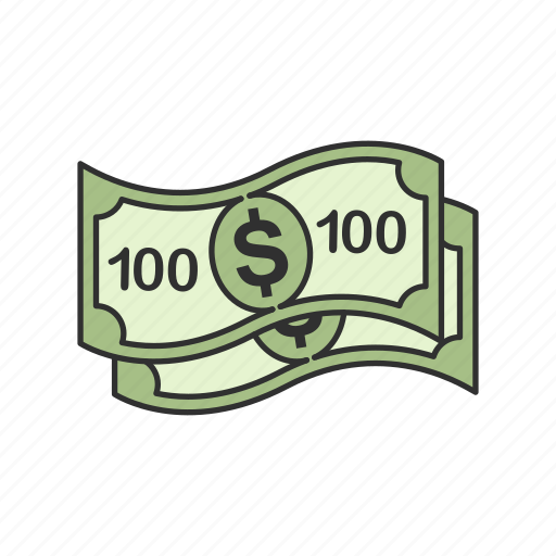 Cash, dollars, one hundred, one hundred dollars icon - Download on Iconfinder