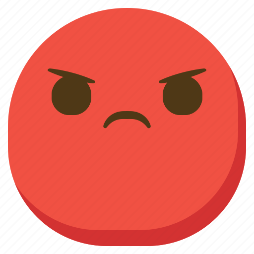 Angry, emoji, emoticon, smileys, sticker icon - Download on Iconfinder