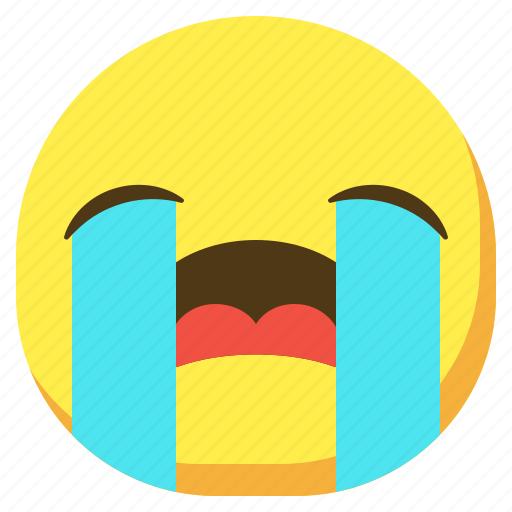 Crying, emoji, emoticon, smileys, sticker icon - Download on Iconfinder