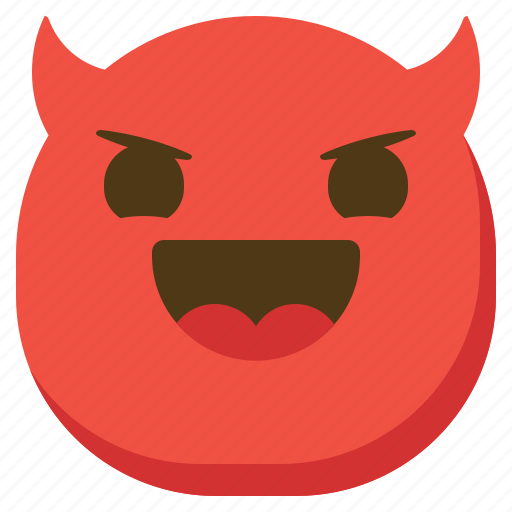 Demon, emoji, emoticon, evil, smileys icon - Download on Iconfinder