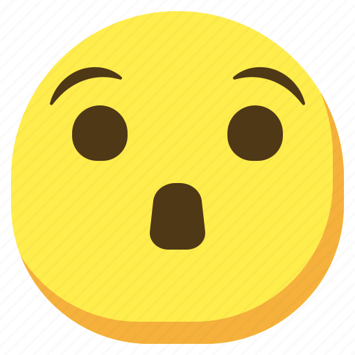 Emoji, emoticon, expression, face, impressed, smileys icon - Download on Iconfinder
