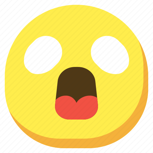Emoji, emoticon, scared, smileys, surprised icon - Download on Iconfinder