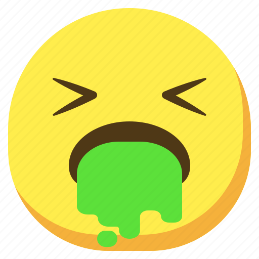 Emoji, emoticon, sick, smileys, throw, up icon - Download on Iconfinder