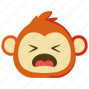 monkeys, cranky, mad, emoji, emotion, feeling, emotag