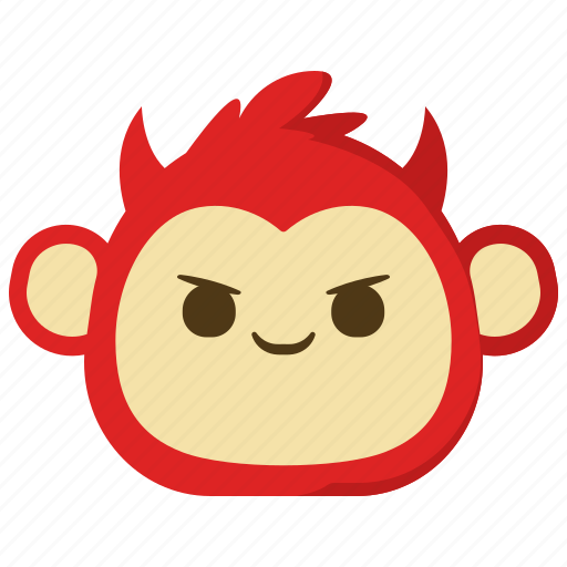 Monkeys, evil, cunning, emoji, emotion, feeling, expression icon - Download on Iconfinder
