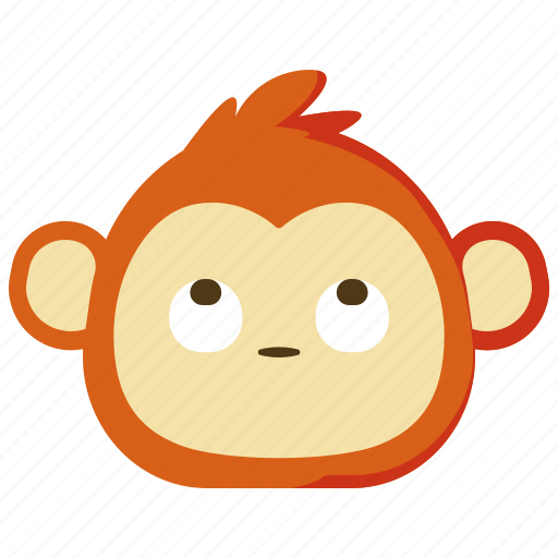 Monkeys, eyes, up, expect, emoji, emotion, feeling icon - Download on Iconfinder