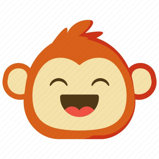 Monkeys, fun, laugh, happy, emoji, emotion, smiley icon - Download on Iconfinder