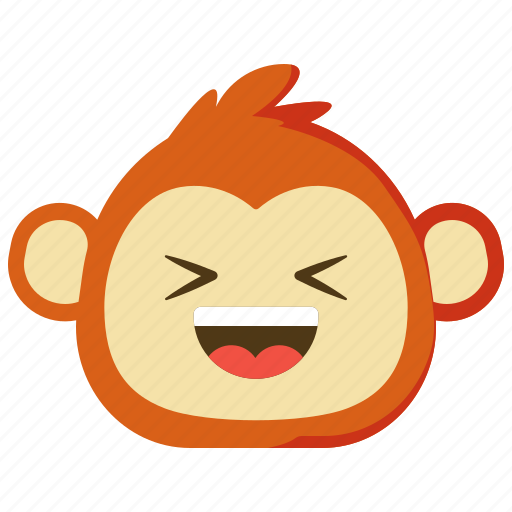 Monkeys, happy, emoji, emotion, feeling, animal icon - Download on Iconfinder