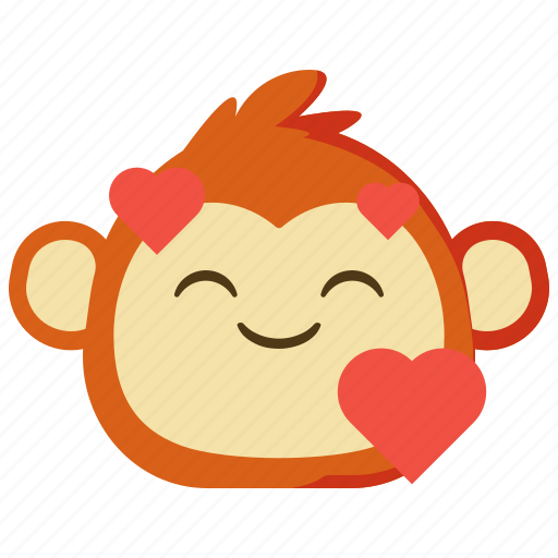 Monkeys, happy, loved, emoji, emotion, feeling icon - Download on Iconfinder