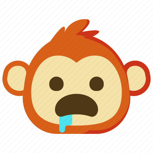 Monkeys, hungry, starving, emoji, emotion, feeling, animal icon - Download on Iconfinder