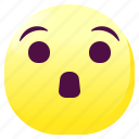 emoji, emoticon, impressed, smileys, sticker