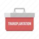 box, hand, heart, medical, silhouette, transplantation