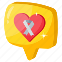 chat, heart, message, health