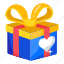 present, ribbon, box, gift, birthday 