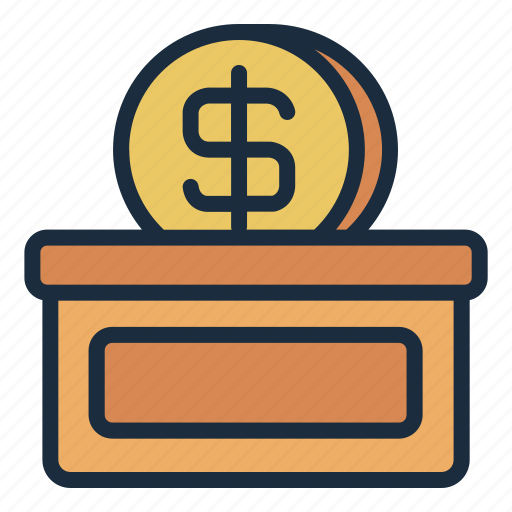 Donation, box, finance, money, donate, charity icon - Download on Iconfinder