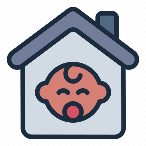 Orphanage, kid, newborn, building, care, donation, charity icon - Download on Iconfinder