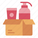 hygiene, soap, box, donation, charity