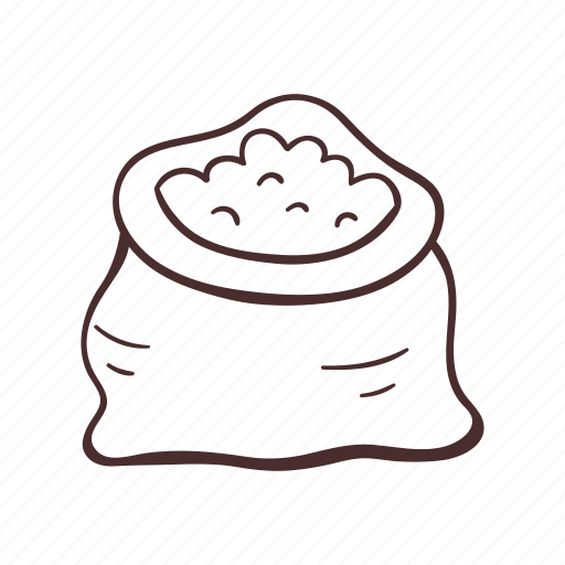 Sack, rice, food, cereal, cooking, ingredient icon - Download on Iconfinder