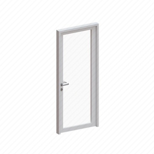 Single, framed, glass, door, exit icon - Download on Iconfinder