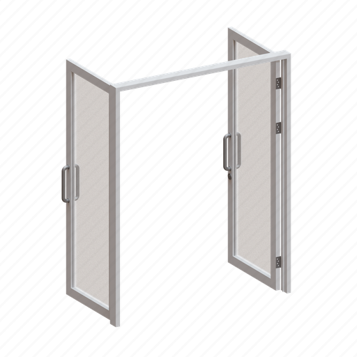 Double, framed, glass, door icon - Download on Iconfinder