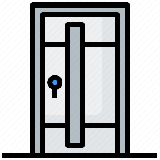 Carpenter, door, furniture, house, household, single icon - Download on Iconfinder