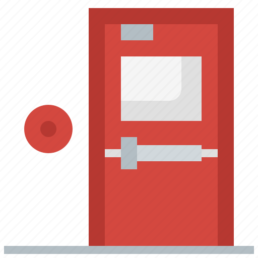 Carpenter, door, exit, fire, furniture, household icon - Download on Iconfinder