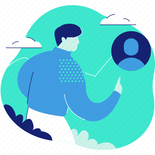 Profile, account, user, person, man illustration - Download on Iconfinder