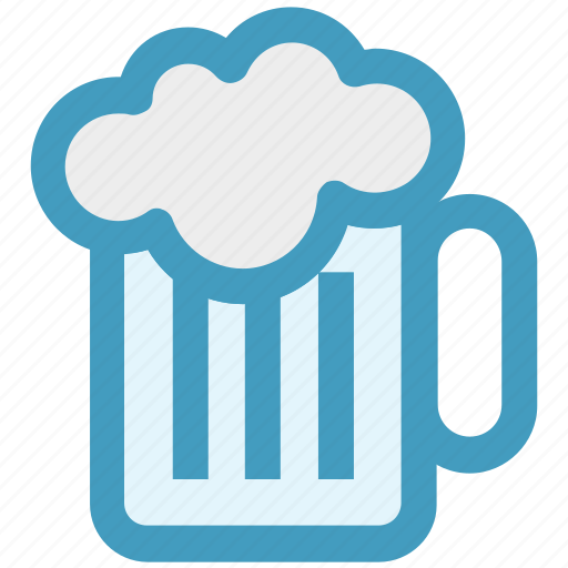 Alcohol, alcoholic beverage, ale, beer mug, cold beer, mug of beer icon - Download on Iconfinder