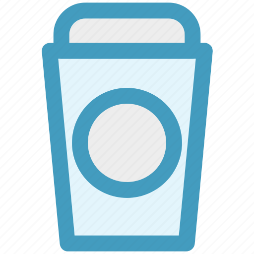 Coffee, coffee cup, disposable cup, drink, paper coffee cup icon - Download on Iconfinder