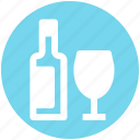alcohol, alcoholic drink, beverage, bottle, drink, glass