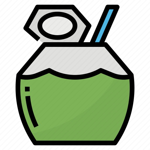 Coconut, drink, fresh, nature icon - Download on Iconfinder