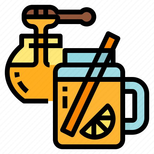 Drink, health, honey, lemon icon - Download on Iconfinder