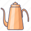coffee, drip, kettle, teapot, pot 