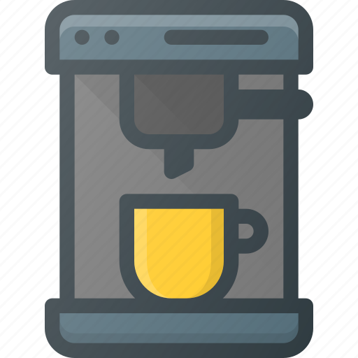 Coffee, drink, drinks, espresso, maker icon - Download on Iconfinder