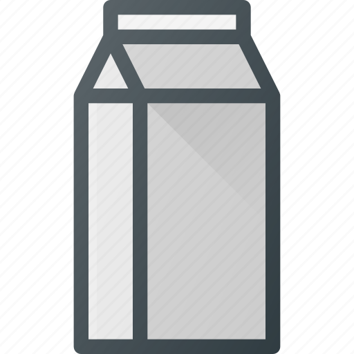 Box, drink, drinks, milk icon - Download on Iconfinder